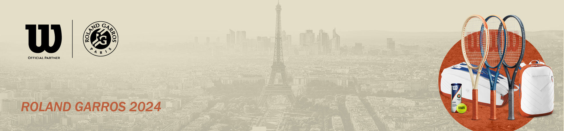 Wilson Roland Garros 2024 Limited Collection