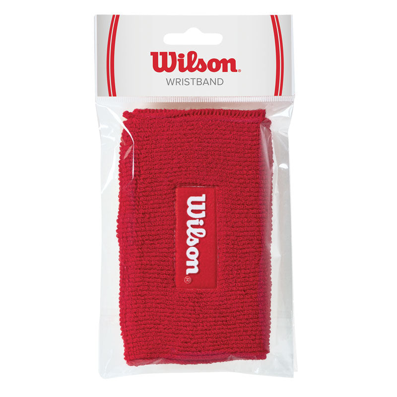 Wilson Solid Double Wide One Tennis Wristband