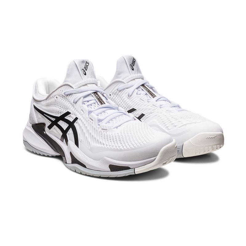 Asics Men's Court FF 3 Tennis Shoes White and Black