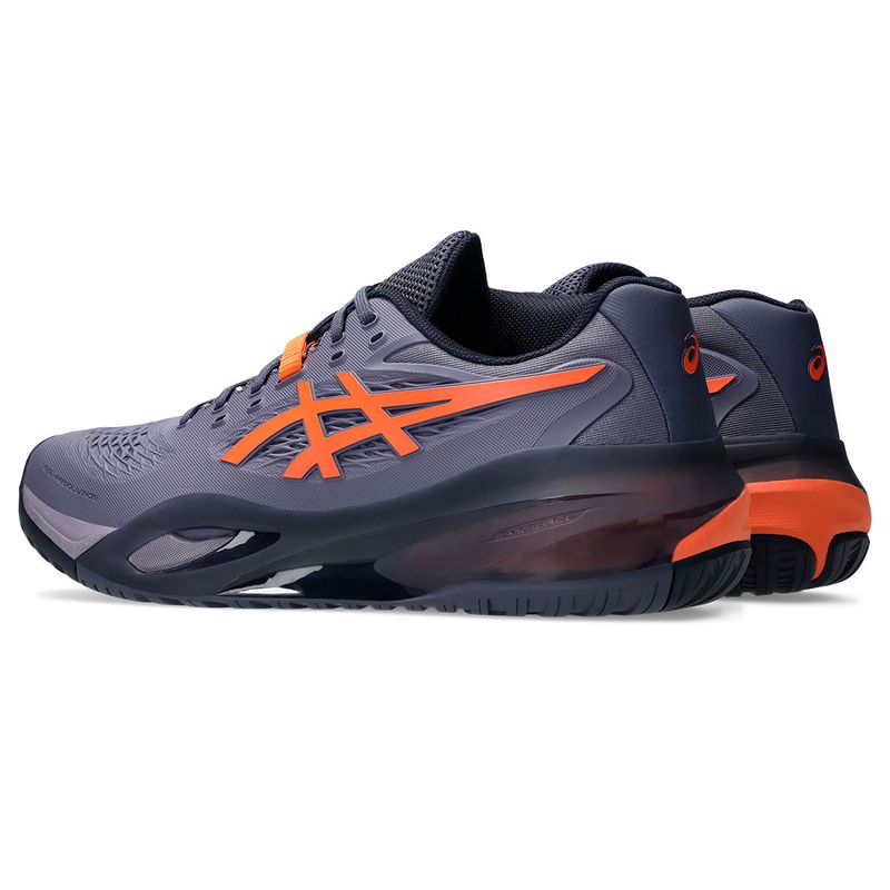 Asics Men's Gel Resolution X Purple and Orange