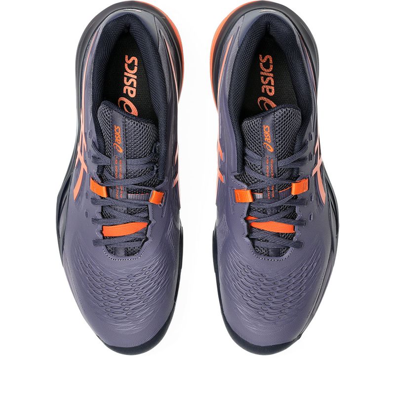 Asics Men's Gel Resolution X Purple and Orange