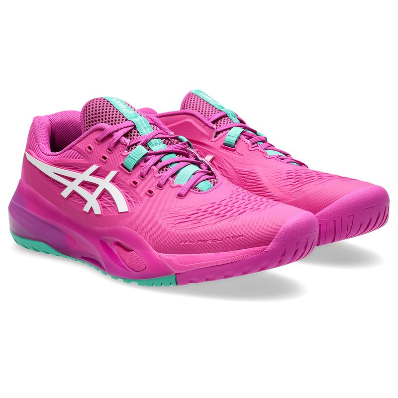 Asics Men's Gel Resolution X Tennis Shoes Digital Sakura and White