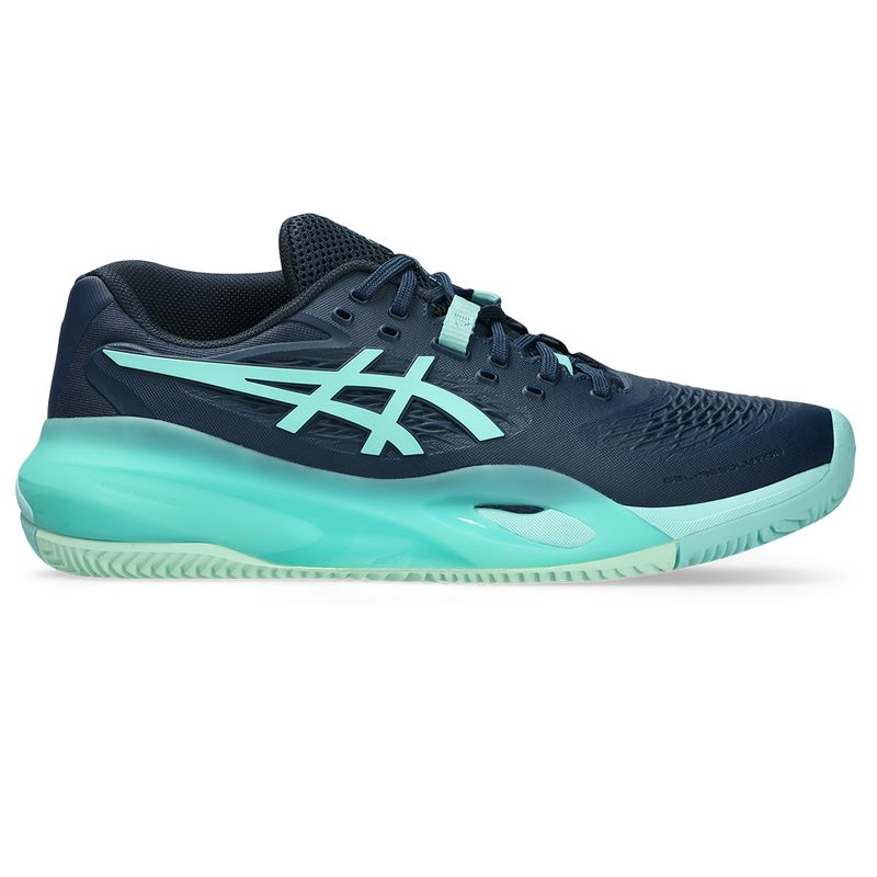 Asics Men's Gel Resolution X Clay Night Sky and Illuminate Mint