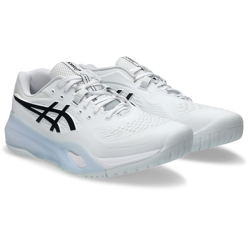 Asics Gel Resolution X Wide (2E) Men's Tennis Shoes White and Black