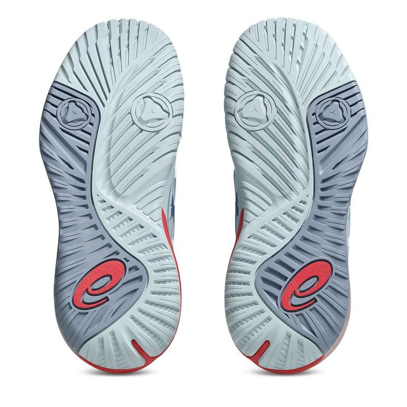 Asics Women Gel Resolution X Tennis Shoes Sky and Grey Blue
