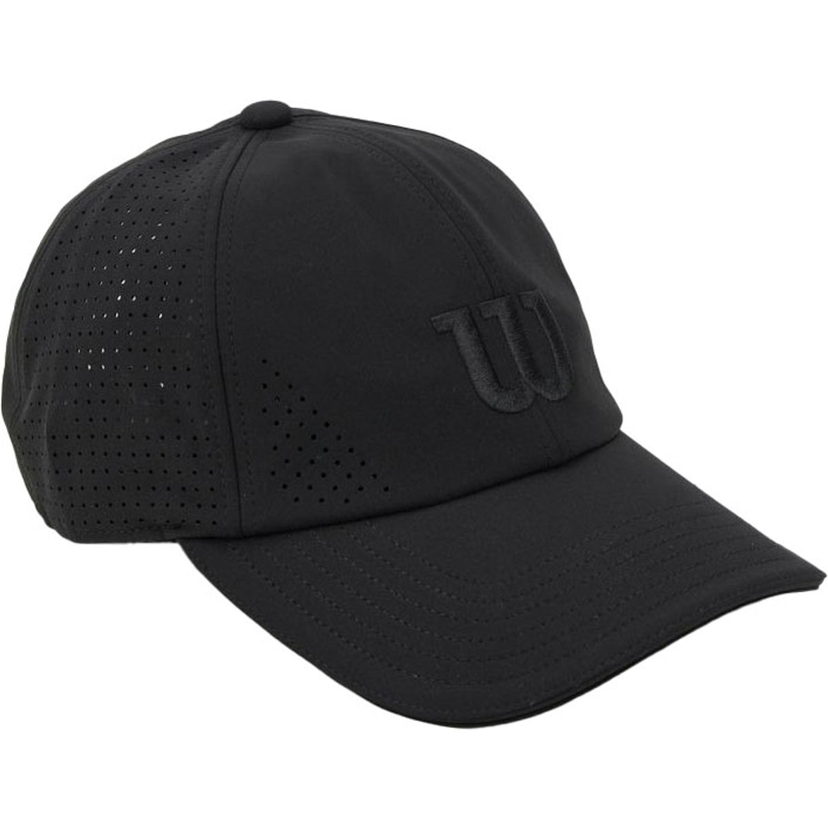 Wilson Active Perforated Cap Tennis Hat Unisex Black