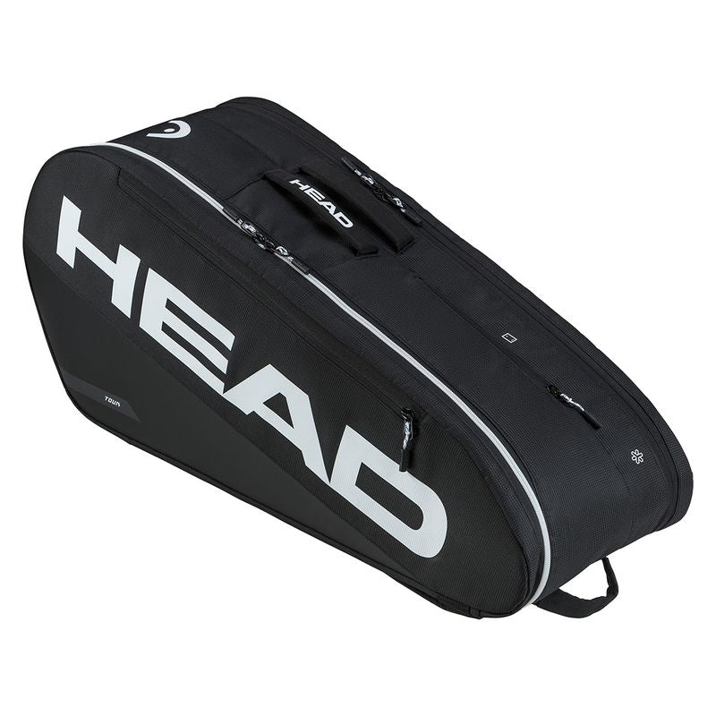 Head Tour M Tennis Racquets Bag 6 Pack Black