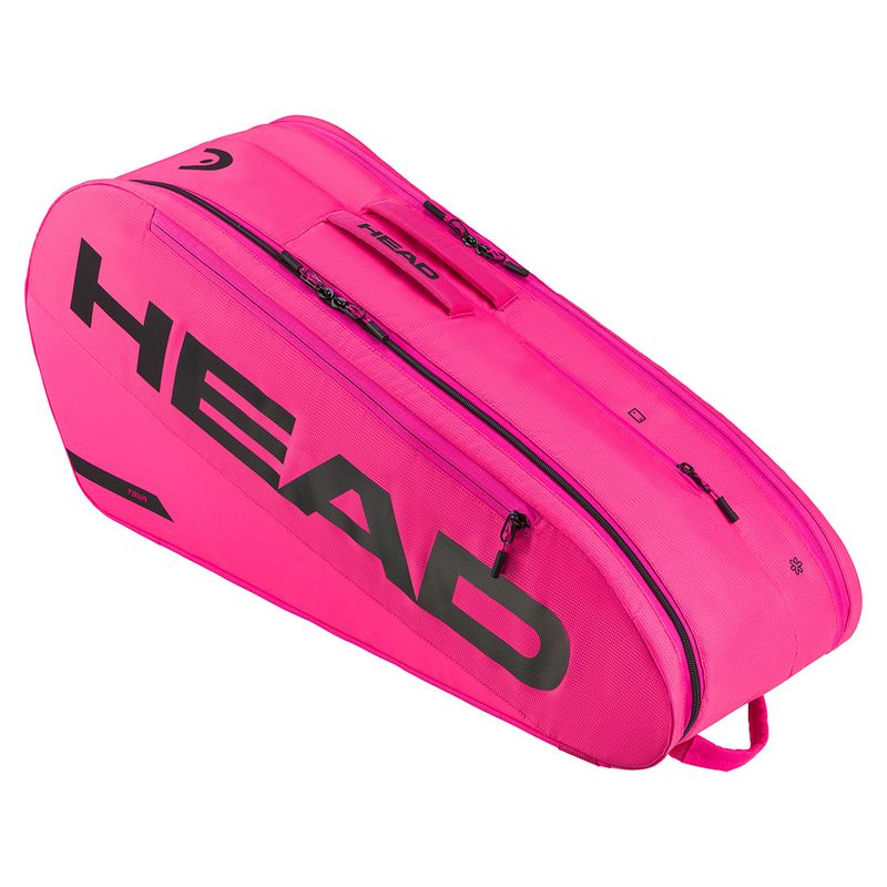 Head Tour M Tennis Racquets Bag 6 Pack Pink