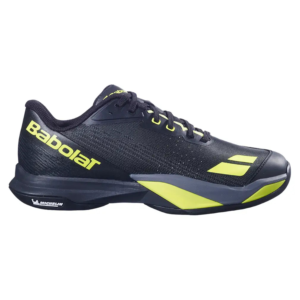 Babolat Jet Mach 4 All Court Men Tennis Shoes Black and Aero