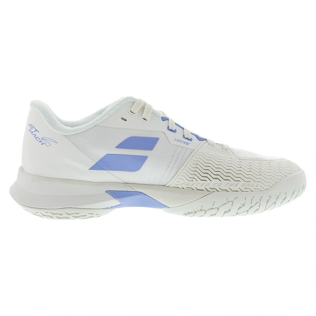 Babolat Jet Mach 4 All Court Women Tennis Shoes Cream and Lavender