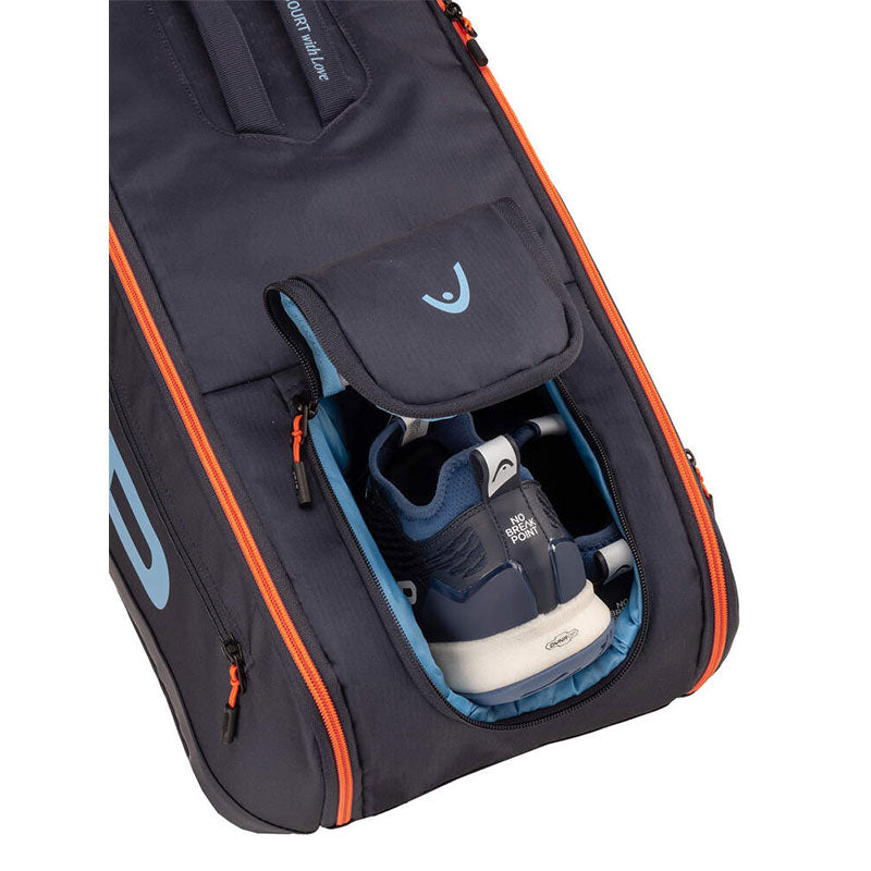 Head Pro Racquet L Tennis Bag 9 Pack Navy