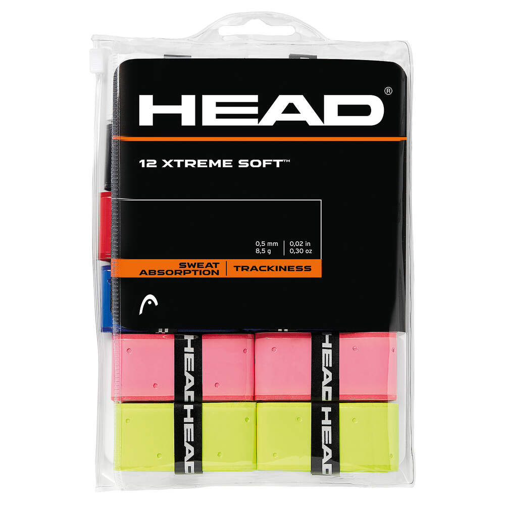Head Xtremesoft 12 Pack Tennis Overgrips Mix