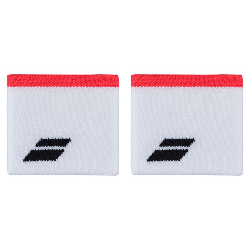 Babolat Logo Jumbo Tennis Wristband White Black Pink