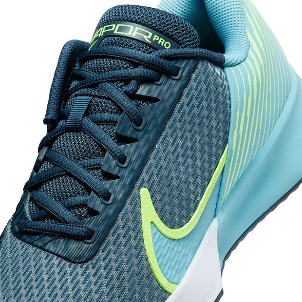 Nike Mens Air Zoom Vapor Pro 2 Clay Tennis Shoes Armory Navy and Volt