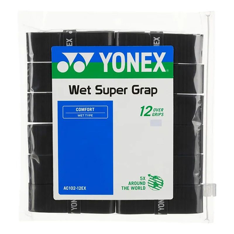 Yonex Wet Super Grap Tennis Overgrips - 12 Pack