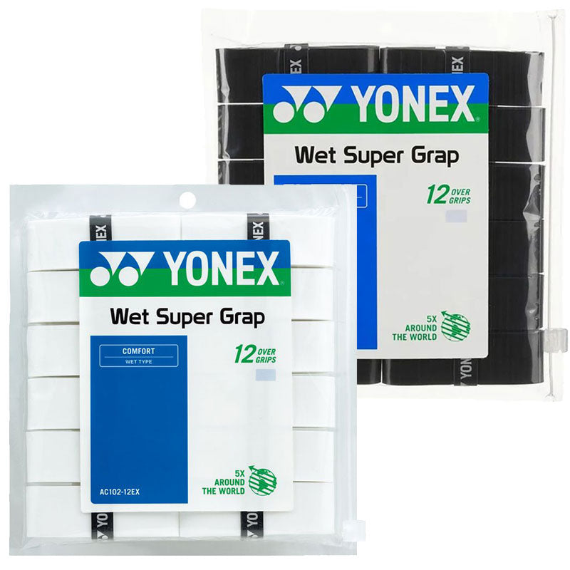 Yonex Wet Super Grap Tennis Overgrips - 12 Pack