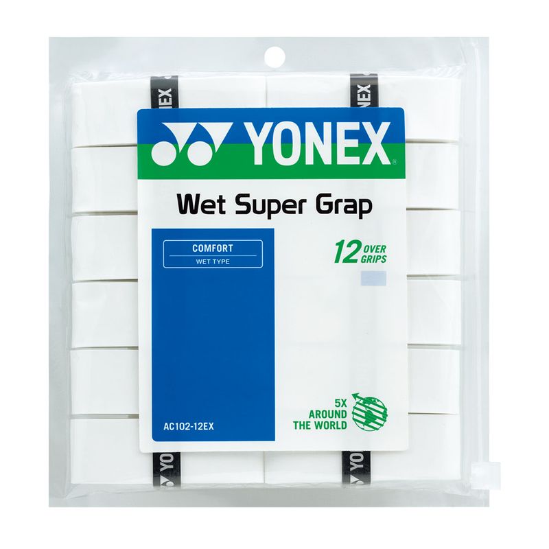 Yonex Wet Super Grap Tennis Overgrips - 12 Pack