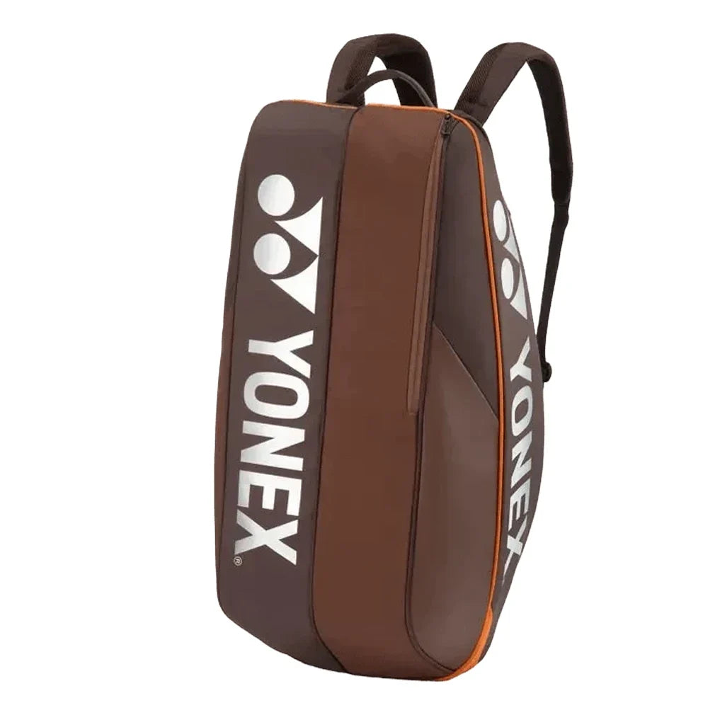 Yonex Pro 6 Pack Racquets Tennis Bag Espresso Brown