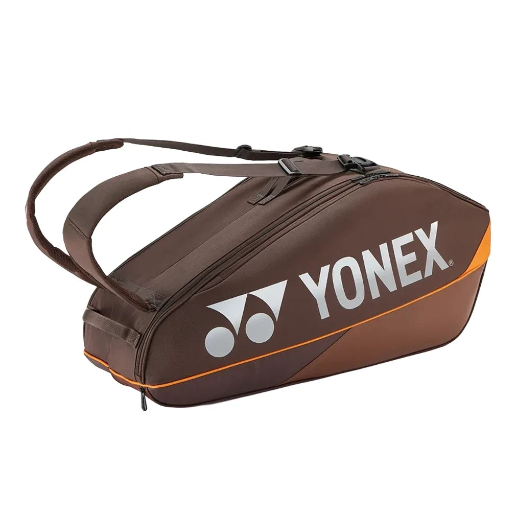 Yonex Pro 6 Pack Racquets Tennis Bag Espresso Brown