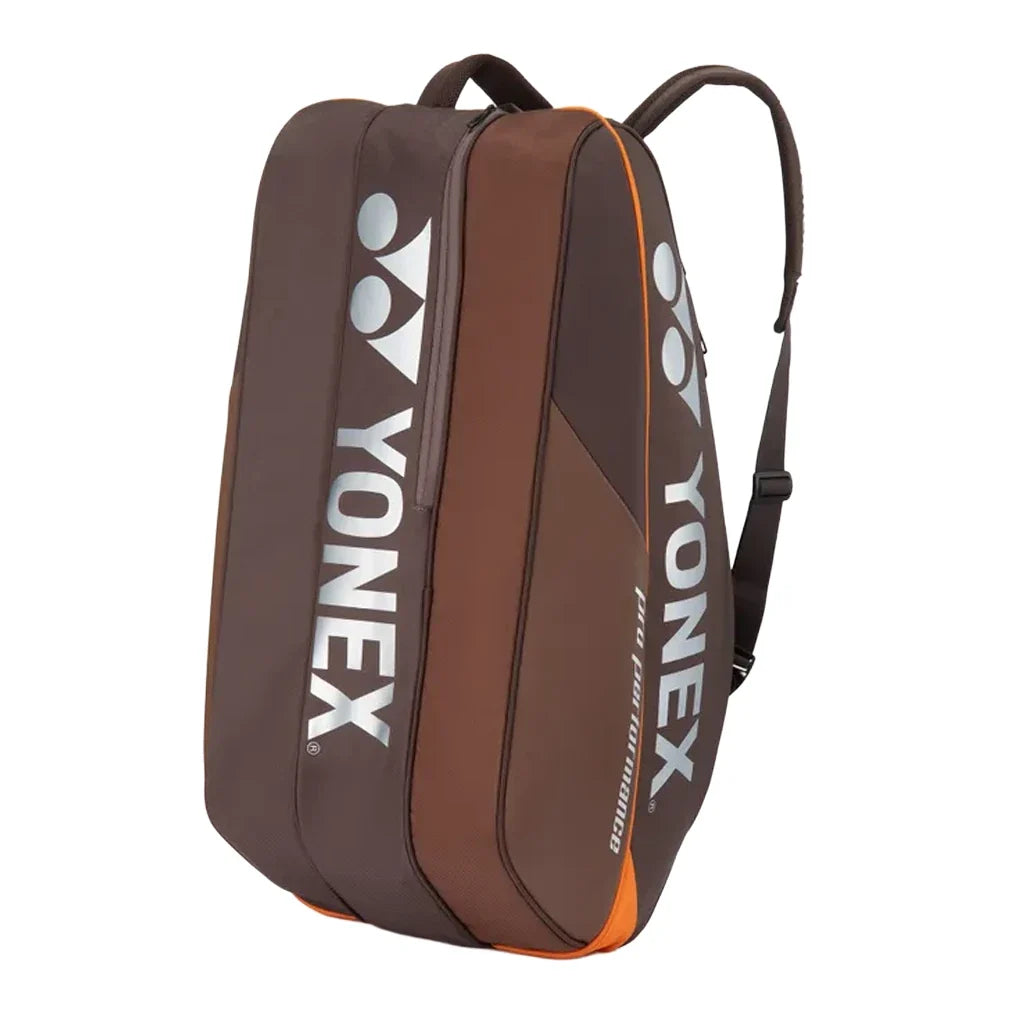 Yonex Pro 9 Pack Racquets Tennis Bag Espresso Brown
