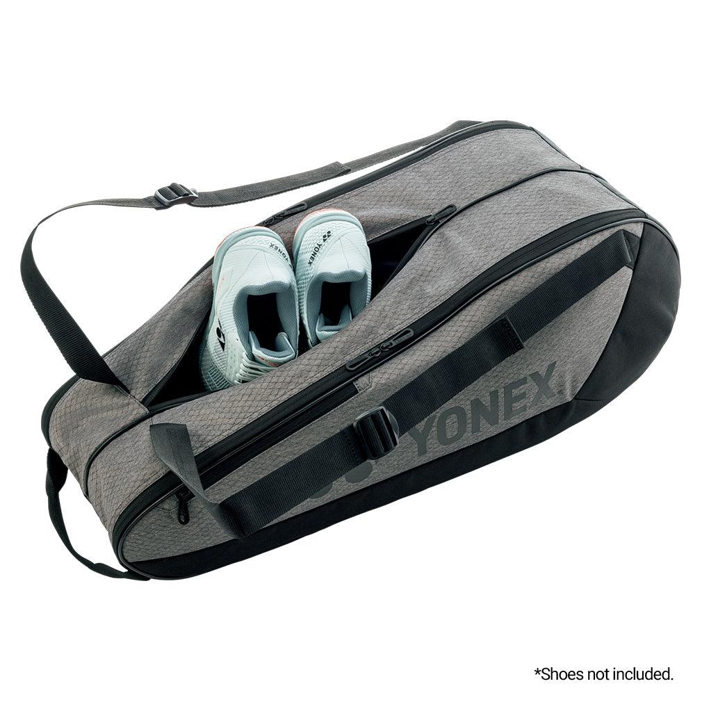 Yonex Team 6 Pack Racquets Tennis Bag Grey Black