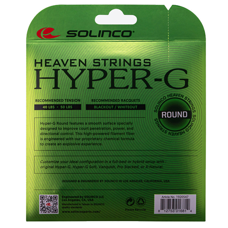 Solinco Hyper-G Round 16 Tennis String