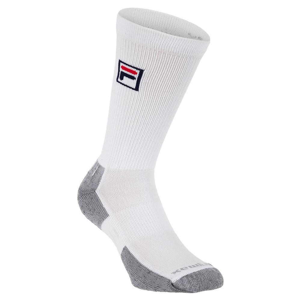 Fila Performance Crew Tennis Socks White Large