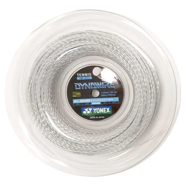 Yonex Dynawire 16L / 1.25 Tennis String Reel Silver