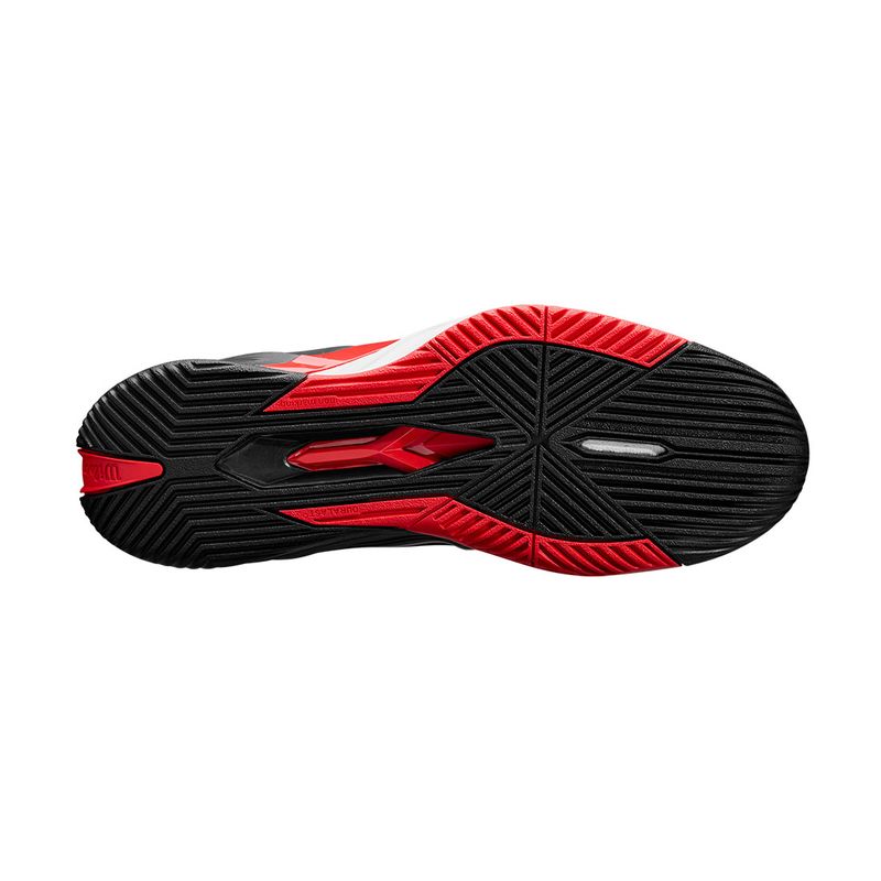 Wilson Men's Rush Pro 4.5 Tennis Shoes Black Infrared