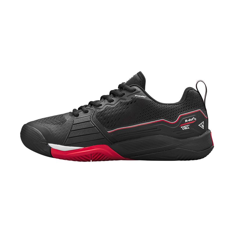 Wilson Men's Rush Pro 4.5 Tennis Shoes Black Infrared