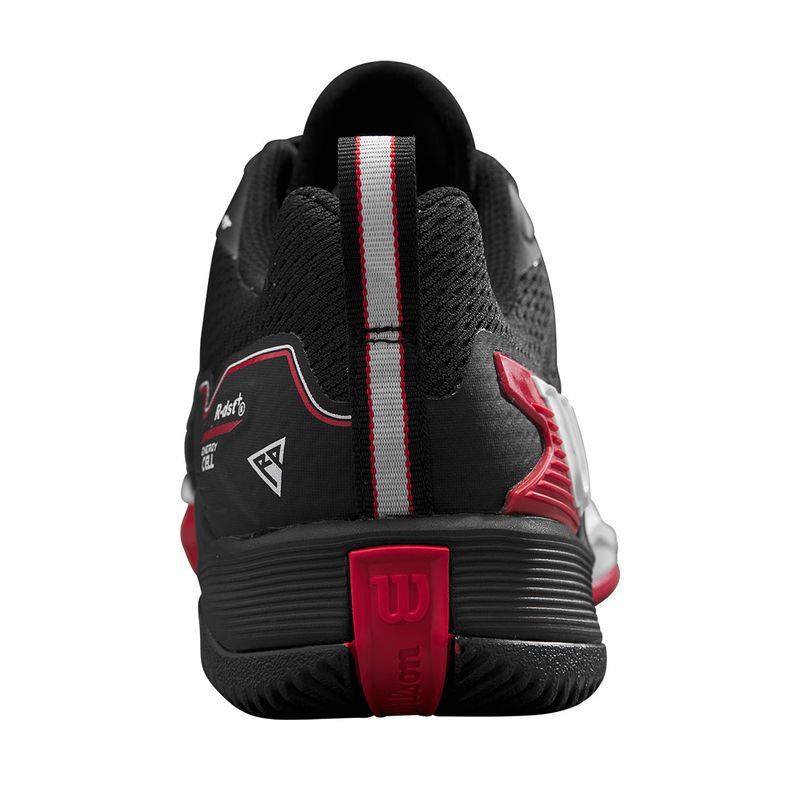 Wilson Men's Rush Pro 4.5 Tennis Shoes Black Infrared