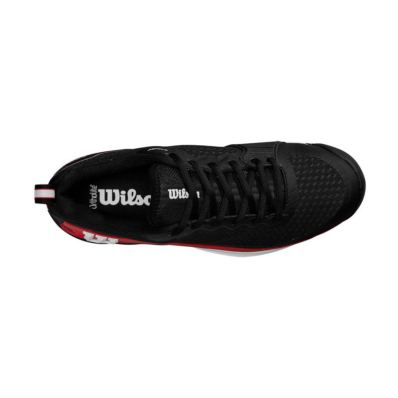 Wilson Men's Rush Pro 4.5 Tennis Shoes Black Infrared