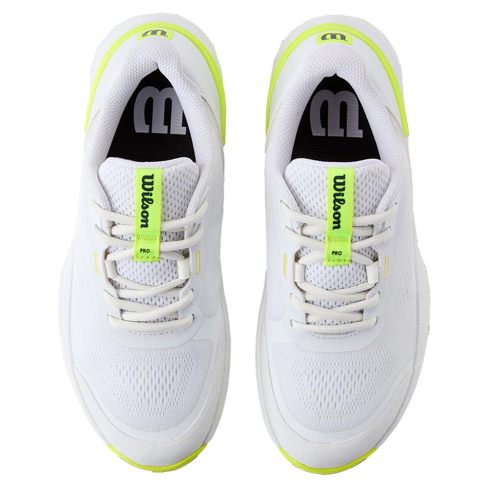 Wilson Intrigue Pro Tennis Shoes White Safety Yellow