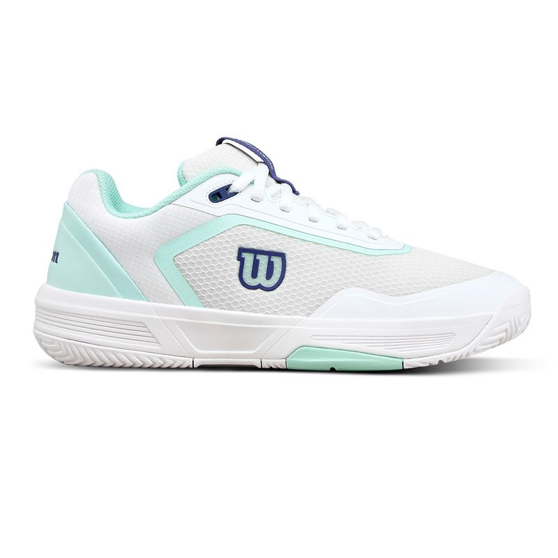 Wilson Women's CourtGlide Tennis Shoes White and Bay