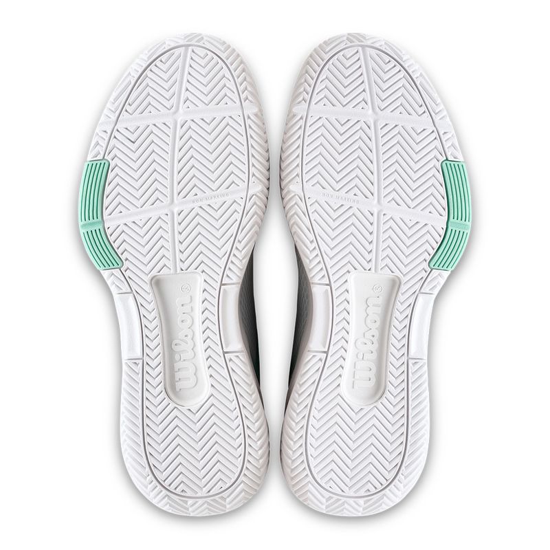 Wilson Women's CourtGlide Tennis Shoes White and Bay