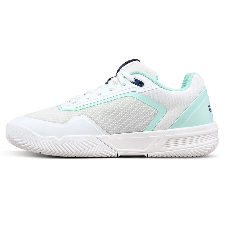 Wilson Women's CourtGlide Tennis Shoes White and Bay