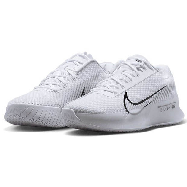 Nike Women's Air Zoom Vapor 11 Tennis Shoes White and Black