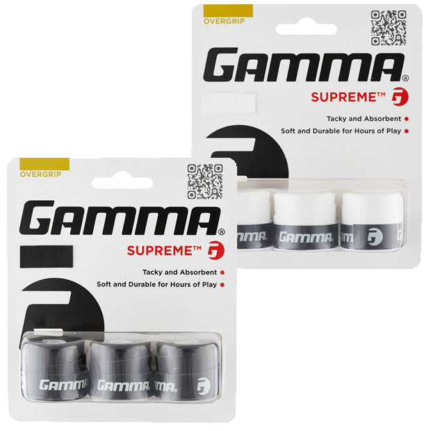 Gamma Supreme Tennis OverGrip - 3 Pack