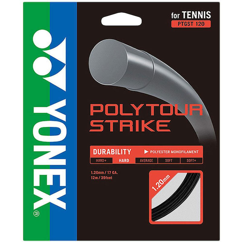 Yonex Poly Tour Strike Tennis String Black