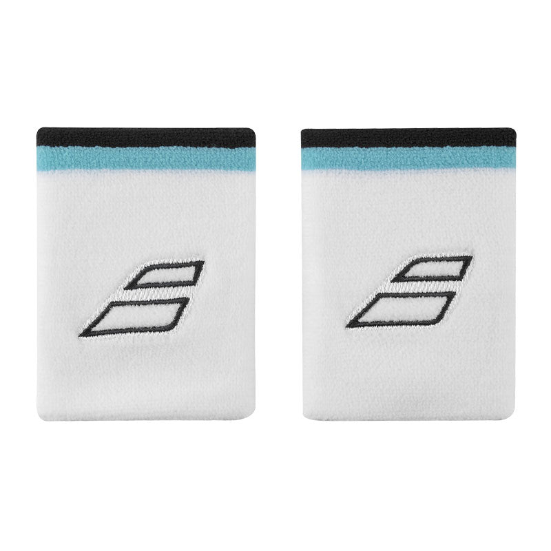 Babolat Terry Jumbo Tennis Wristband White Blue