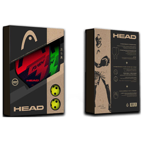 Head Flash Pickleball Paddles 2 Pack Green Red