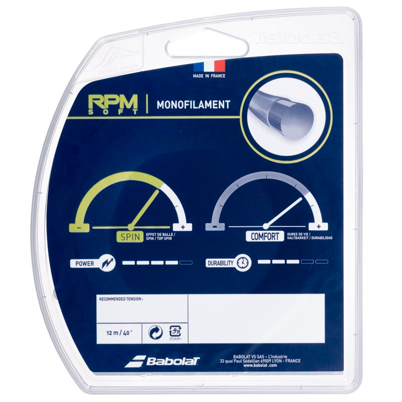 Babolat RPM Soft 16 Tennis String Silver