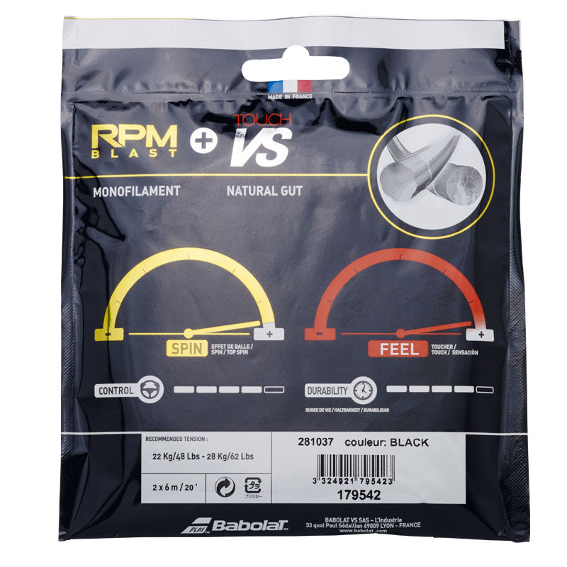 Babolat VS Touch Black + RPM Blast 17