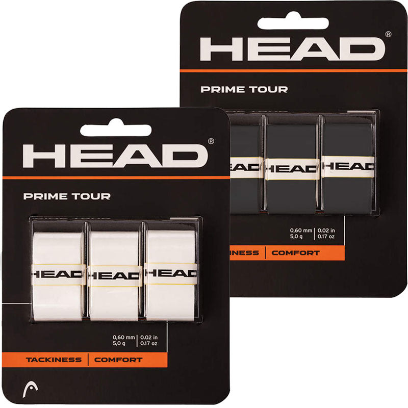 HEAD Prime Tour Tennis Overgrips 3 Pack