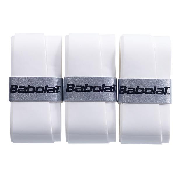 Babolat Pro Tour Tennis Overgrip 3 Pack White Black