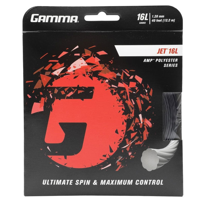 Gamma Jet 16L Tennis String Black