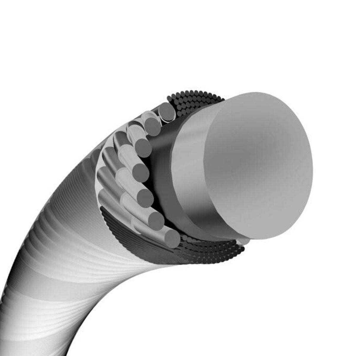 Gamma Synthetic Gut 17 Tennis String WearGuard Black