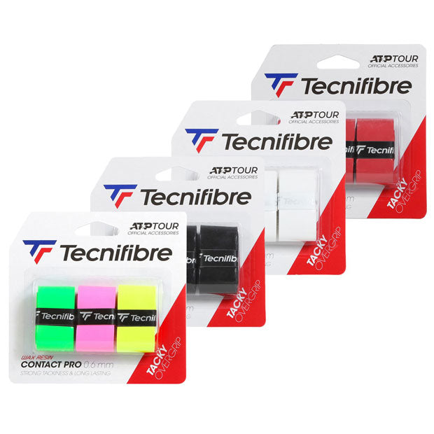 Tecnifibre Contact Pro Tennis Overgrip - 3 Pack