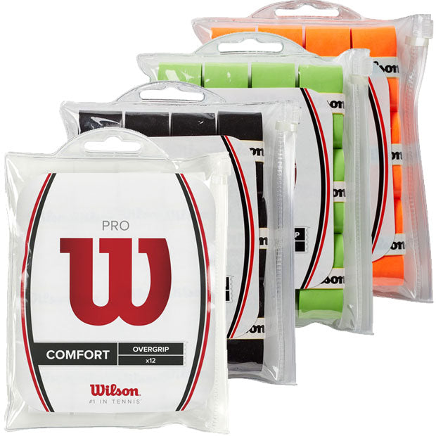 Wilson Pro Overgrip Perforated 12 Pack White - racquetproshop