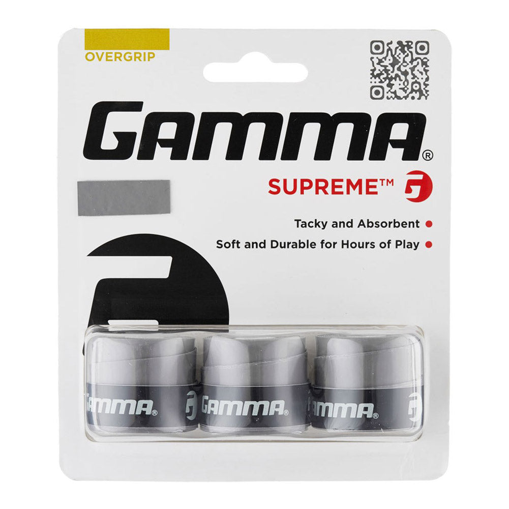 Gamma Supreme Tennis OverGrip - 3 Pack
